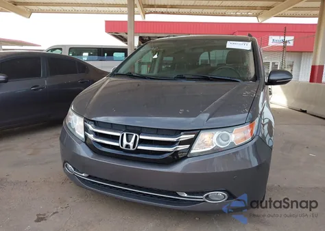 2015 Honda Odyssey Touring/Touring Elite z USA, uszkodzony, nr VIN 5FNRL5H96FB047249